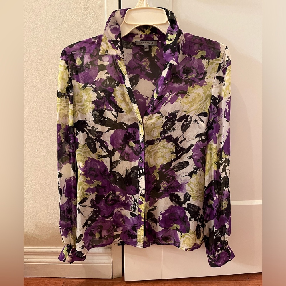 Anne Klein New York silk blouse